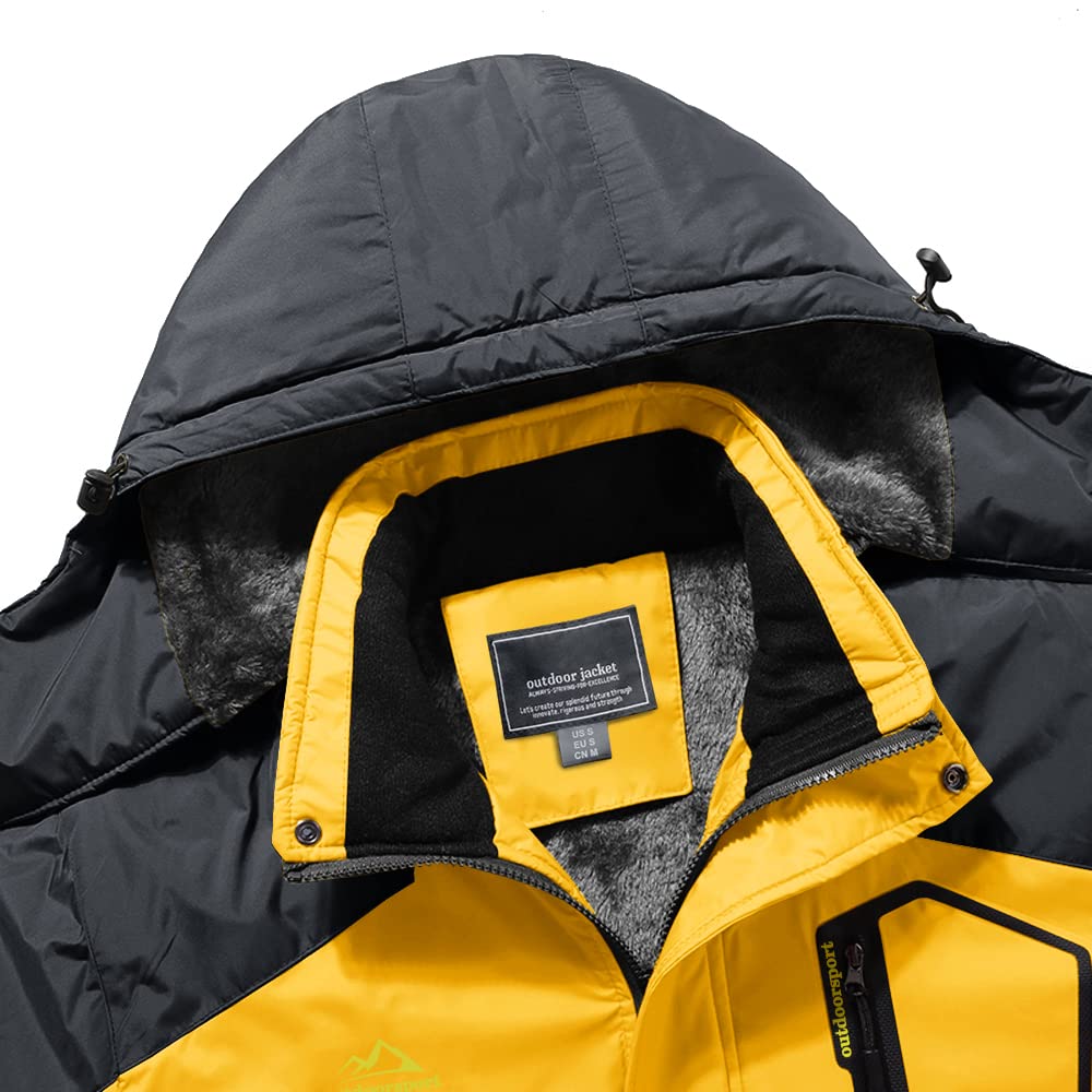 KEFITEVD Windproof Fleece Unisex Jackets
