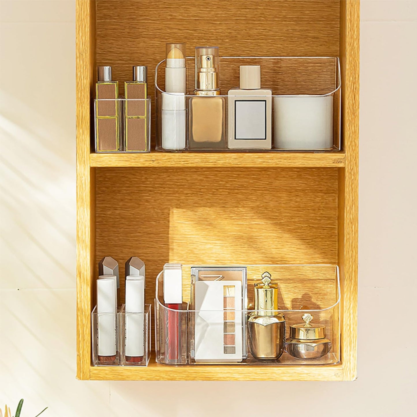 SUNFICON 2 Pack Makeup Tray Organiser