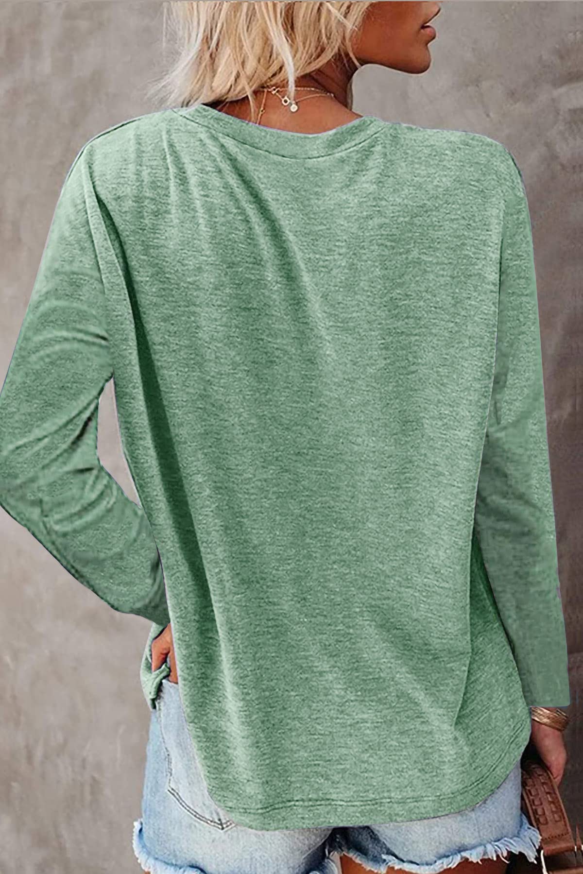 NEYOUQE Long Sleeve T-Shirt for Women