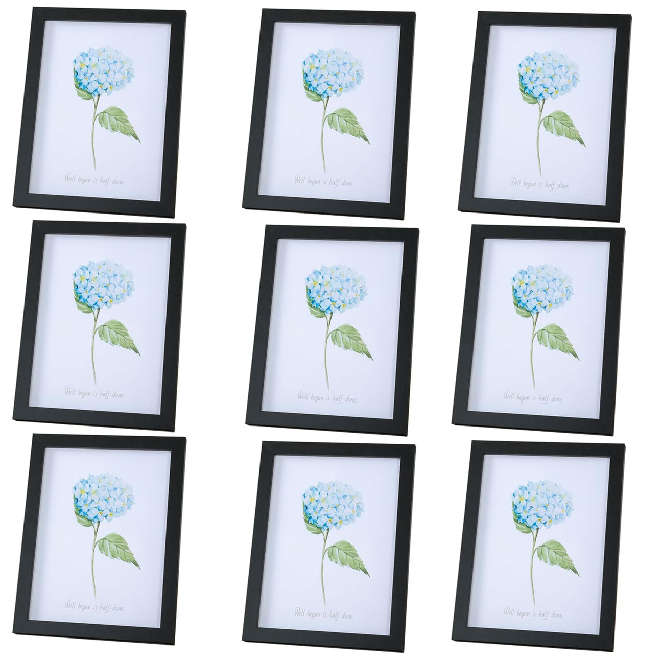 ANBOO 5X3.5 Inch Photo Frame. Set 9 pcs
