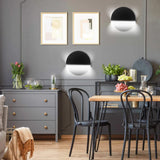 FOAONO LED Wall Black 8W Light. Modern Round Shape Design Unique