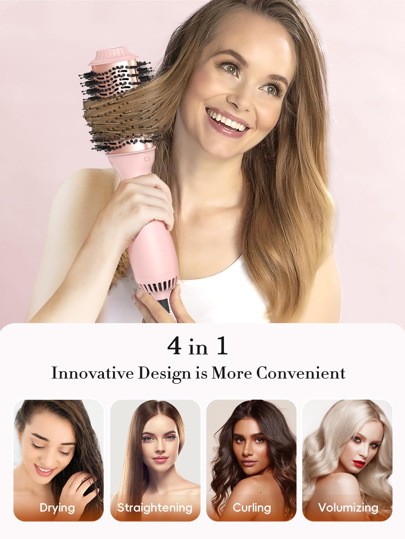 Hot Blow Hair Dryer Brush Upgraded Plus 2.0