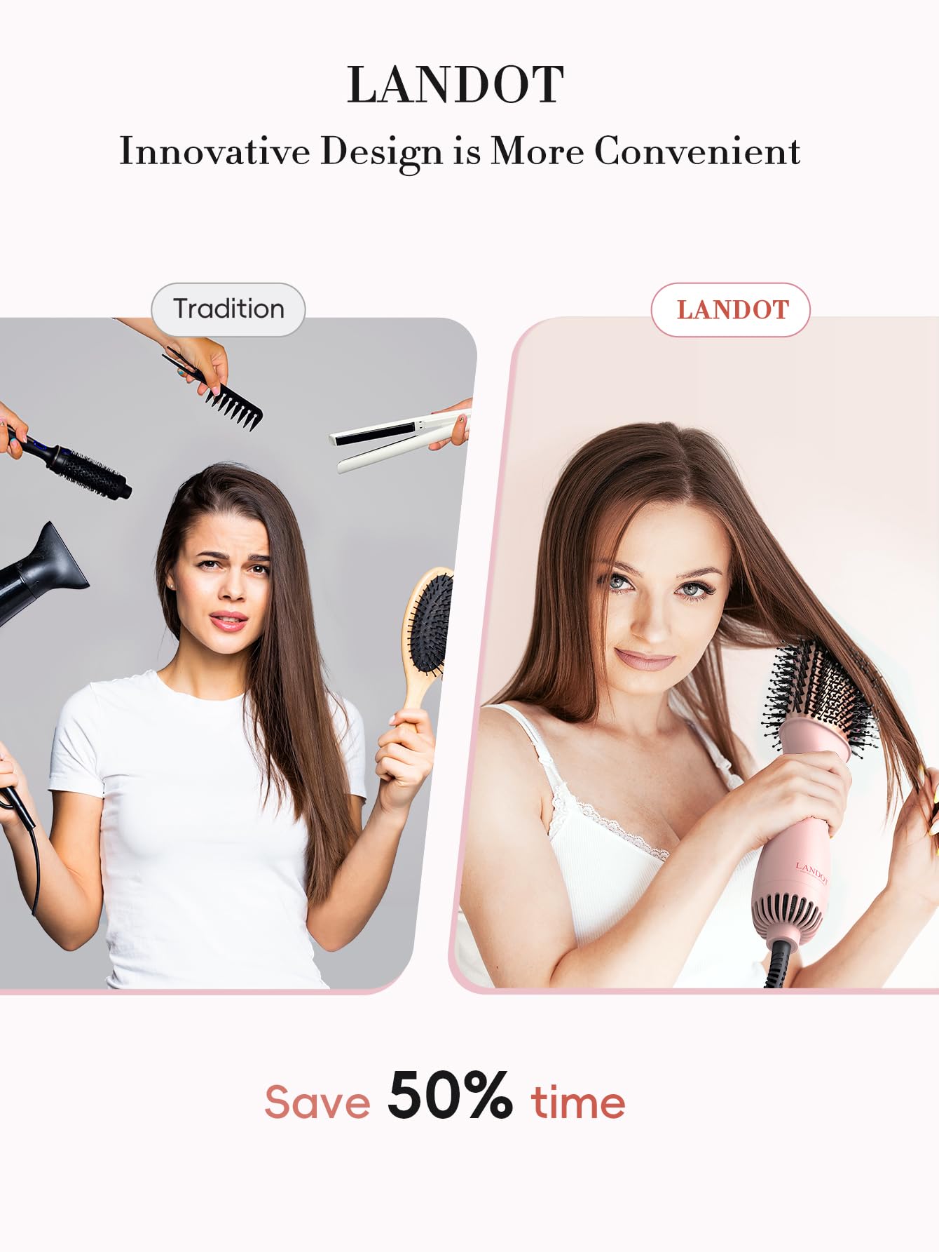 Hot Blow Hair Dryer Brush Upgraded Plus 2.0