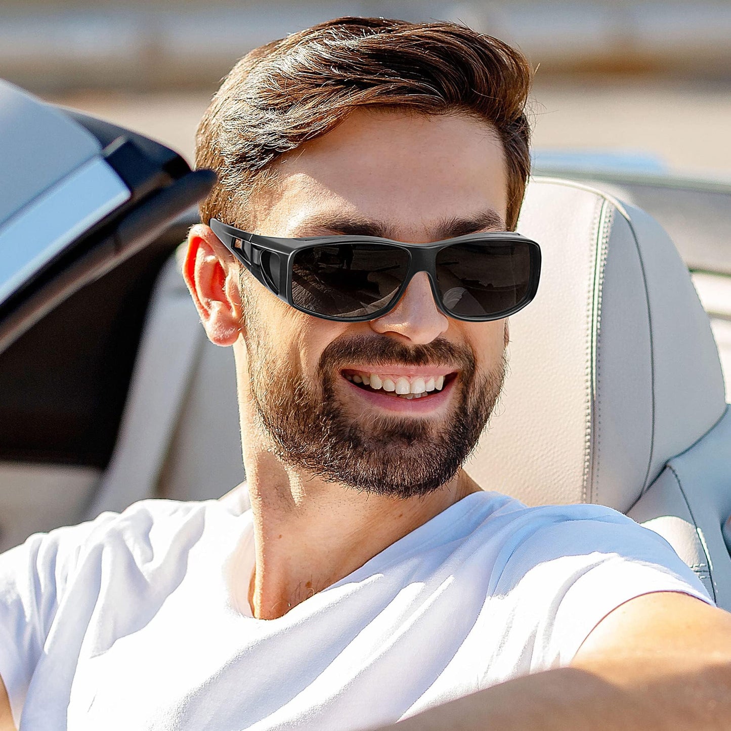 URUMQI Polarised Sunglasses Over Prescription Glasses