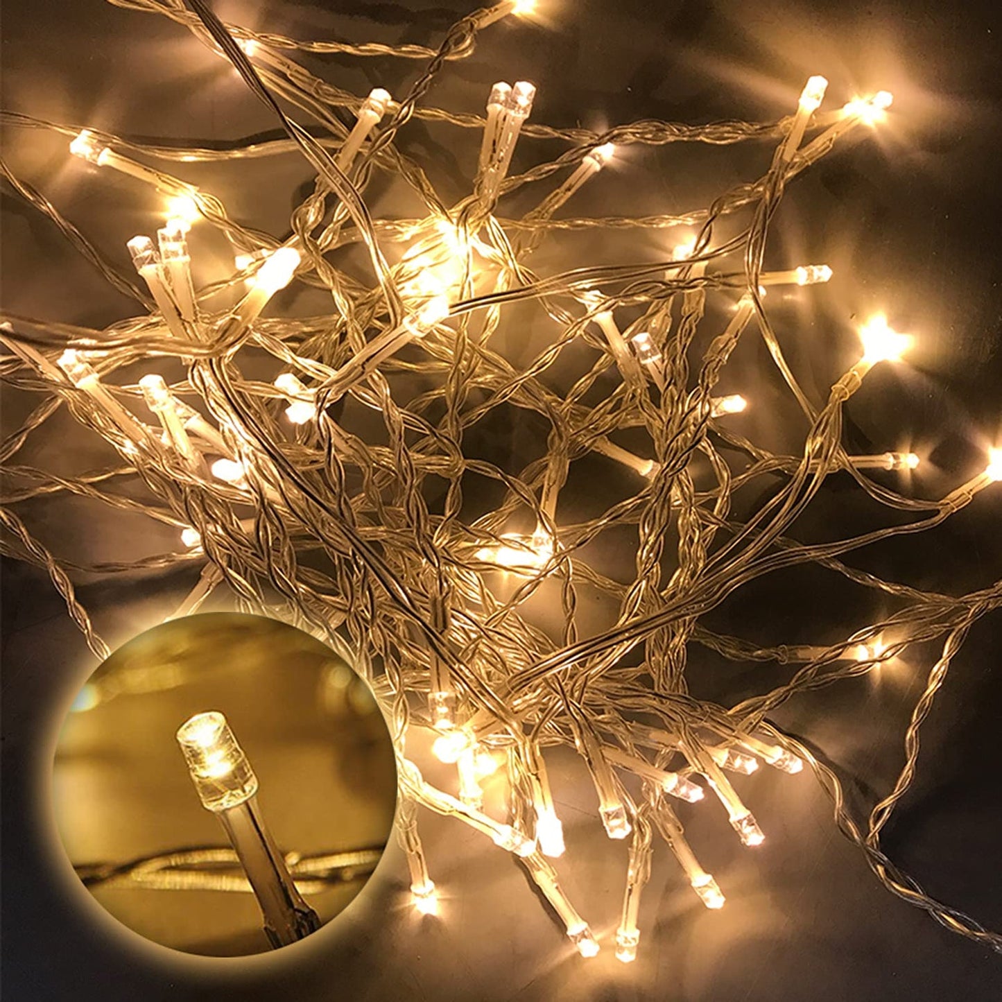 Gresonic 400 LED Fairy Lights with 8 Modes Timer
