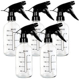 Youngever 5 or 7 Pack Clear Glass Spray Bottles Set