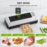 Bonsenkitchen Vacuum Sealer. Multi-Functional Food Vacuum Sealer with Vacuum Bags Accessory Hose