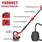 Drywall Sander 750W Electric Foldable Wall Sander