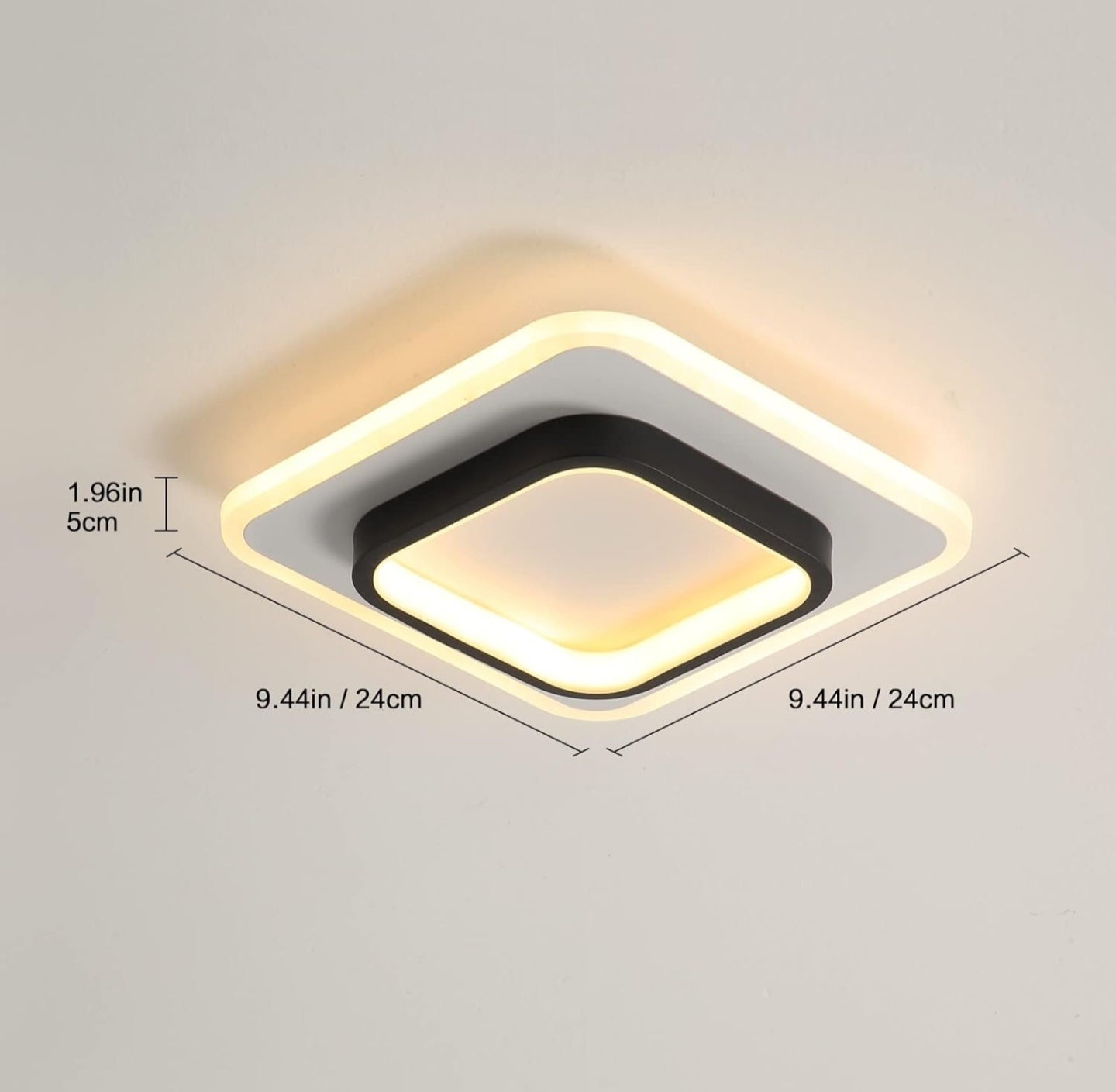 Goeco Ceiling Modern Square LED Lights