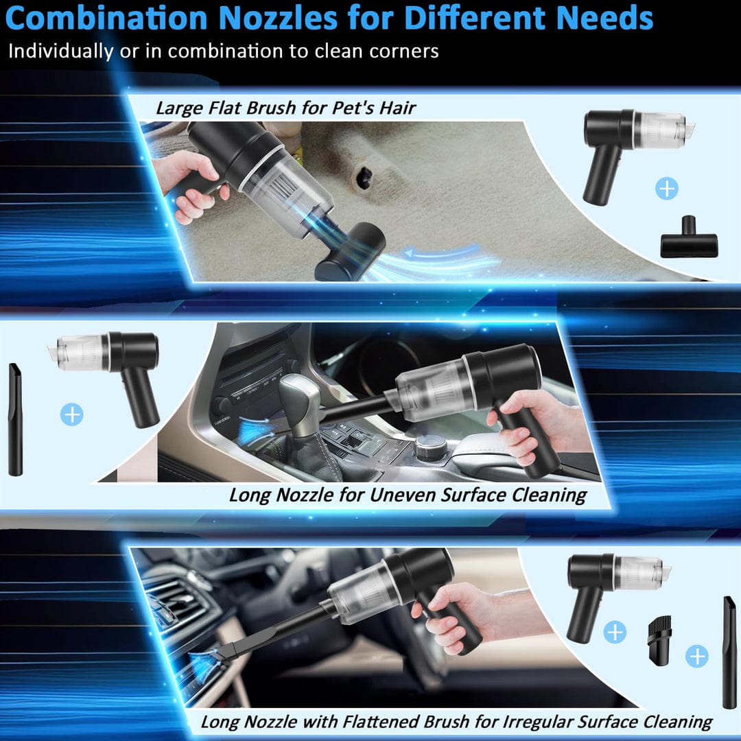 Car Vacuum Cleaner Cordless Powerful, 8000PA 100W 12V