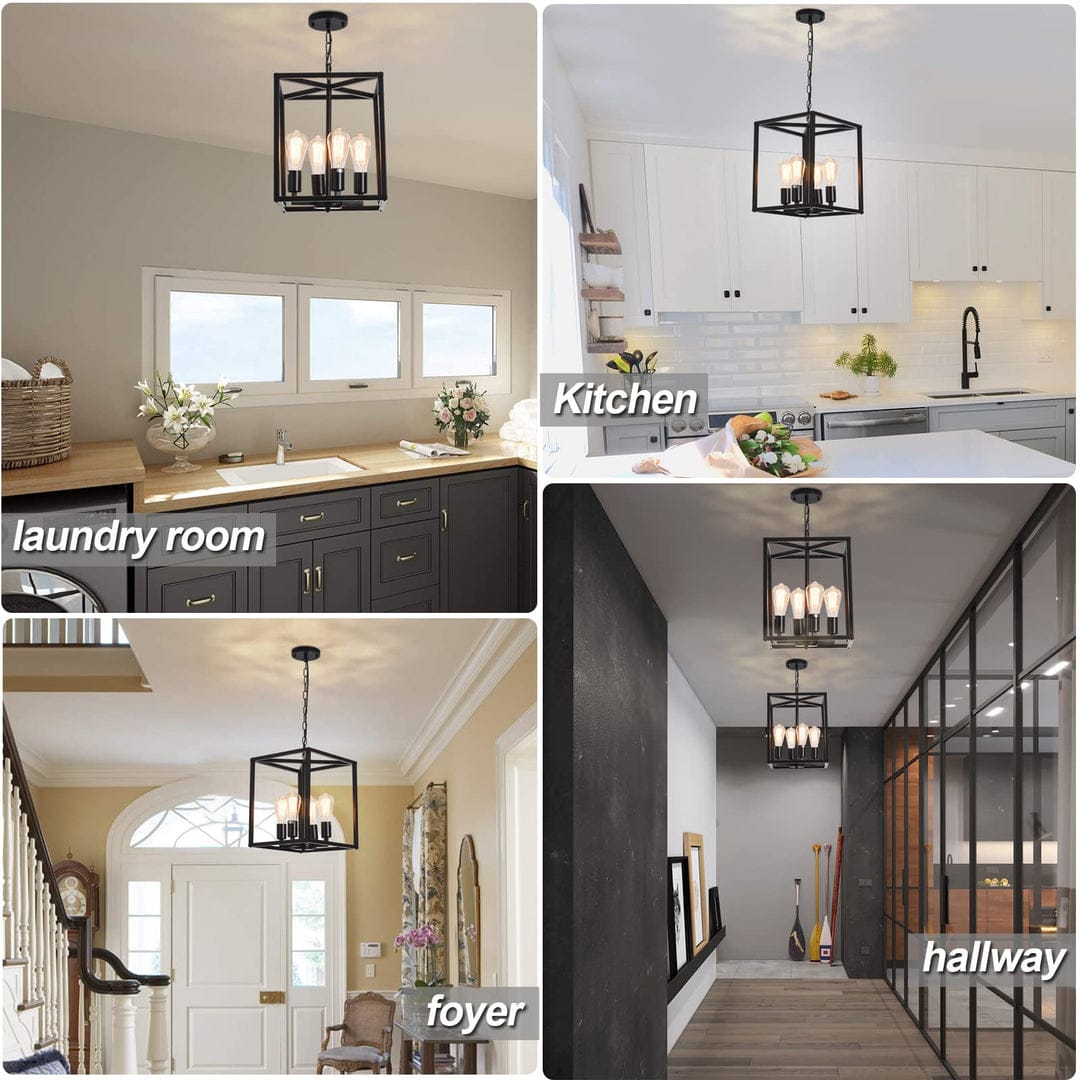 Qcyuui Vintage Lantern Pendant Light