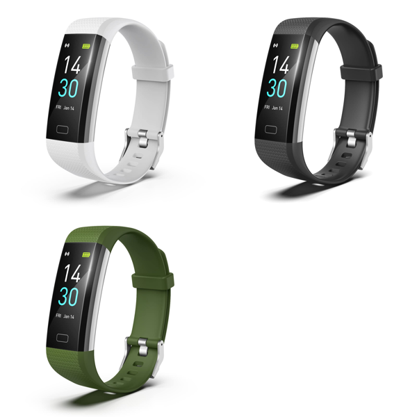 Smart Watch Fitness Trackers, IP68 Smart Bracelet Advanced Bluetooth Bracelet Waterpoof Activity Watch