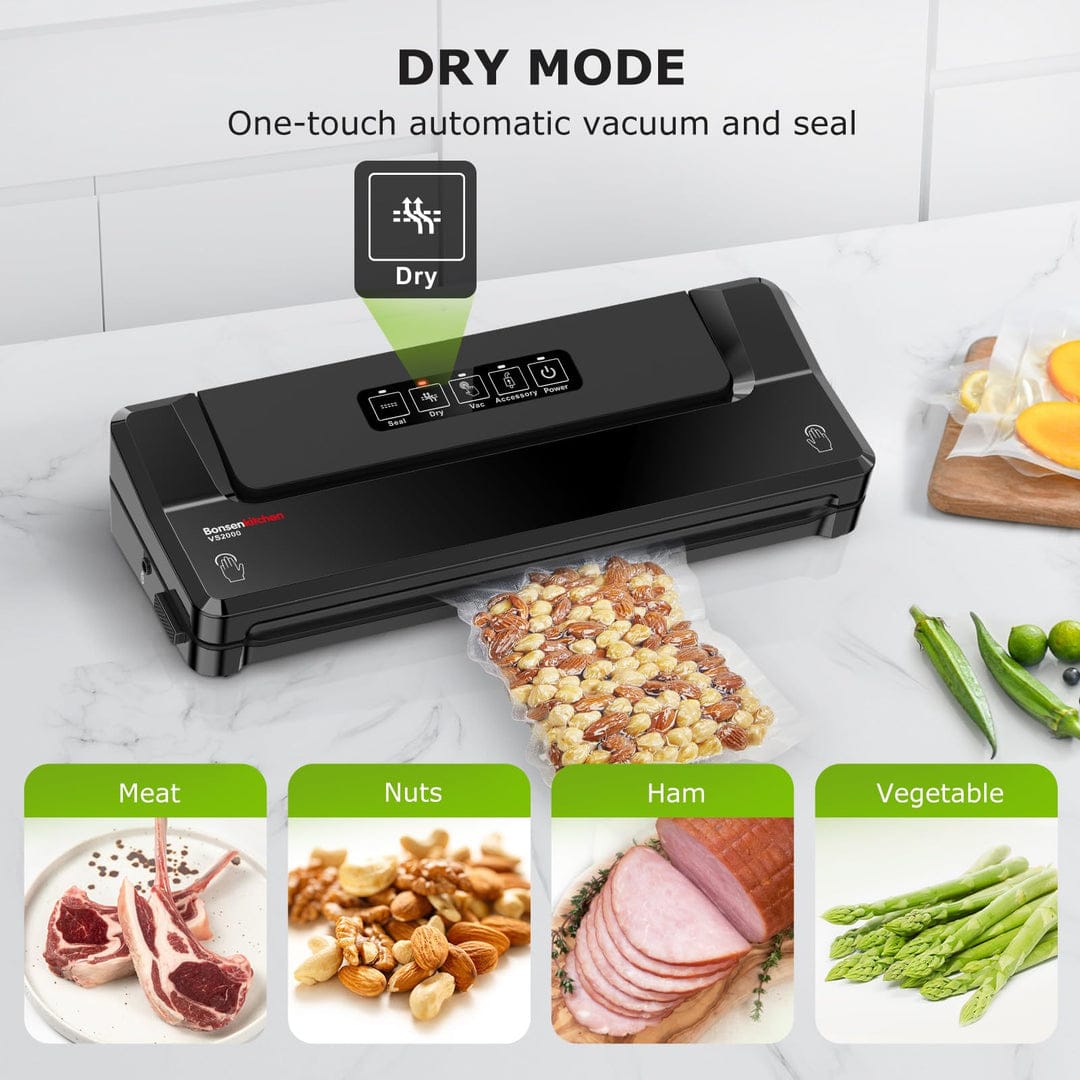 Bonsenkitchen Vacuum Sealer, Fast-Compact Vacuum Sealer Machine
