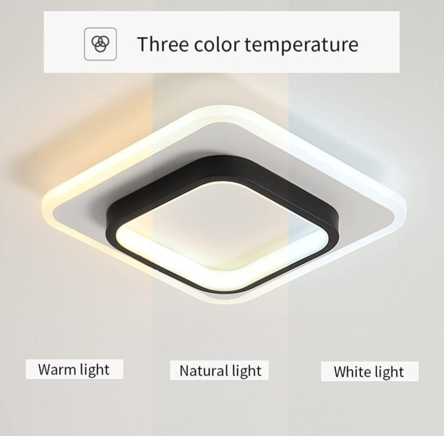 Goeco Ceiling Modern Square LED Lights