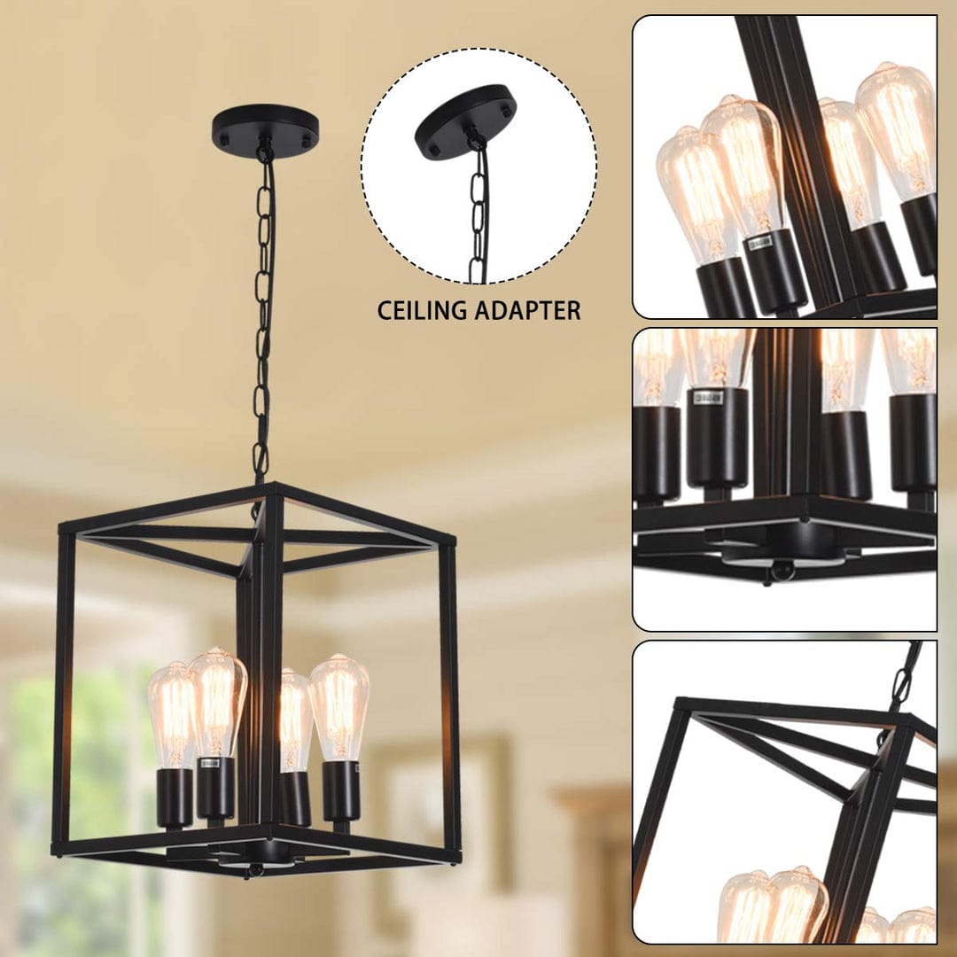Qcyuui Vintage Lantern Pendant Light