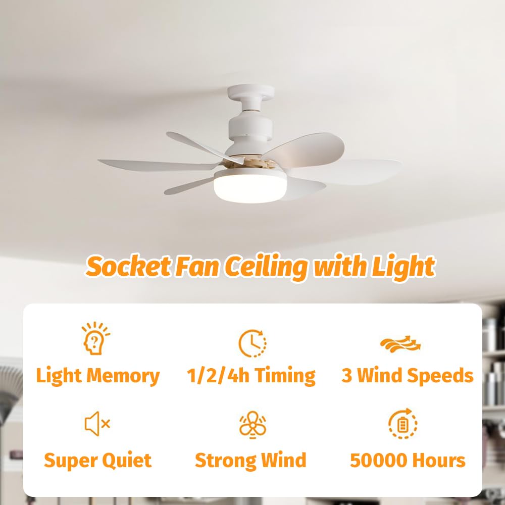 Ceiling Fans with Lights and Remote Control