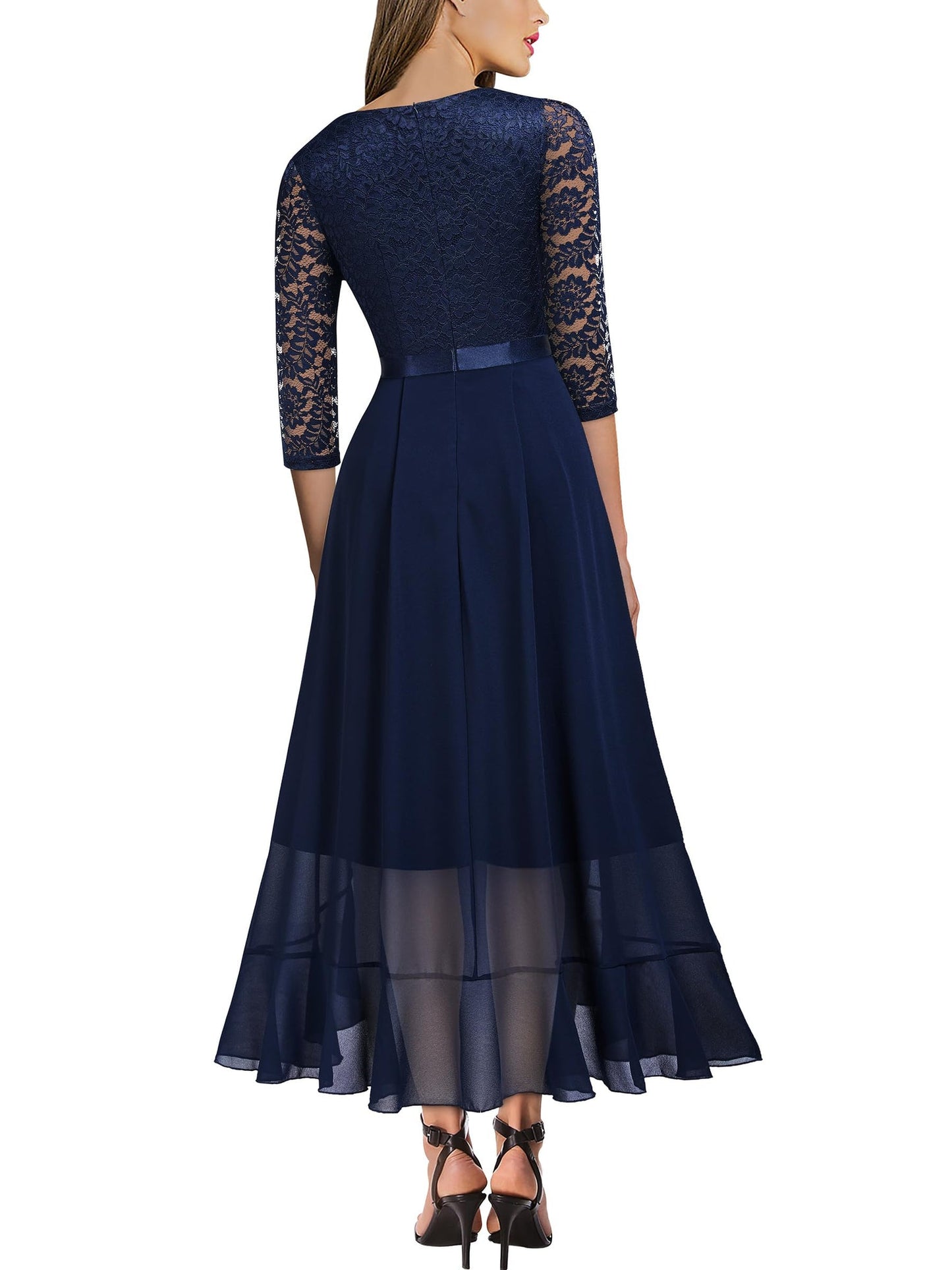 MIUSOL Women Retro V-Neck Lace
