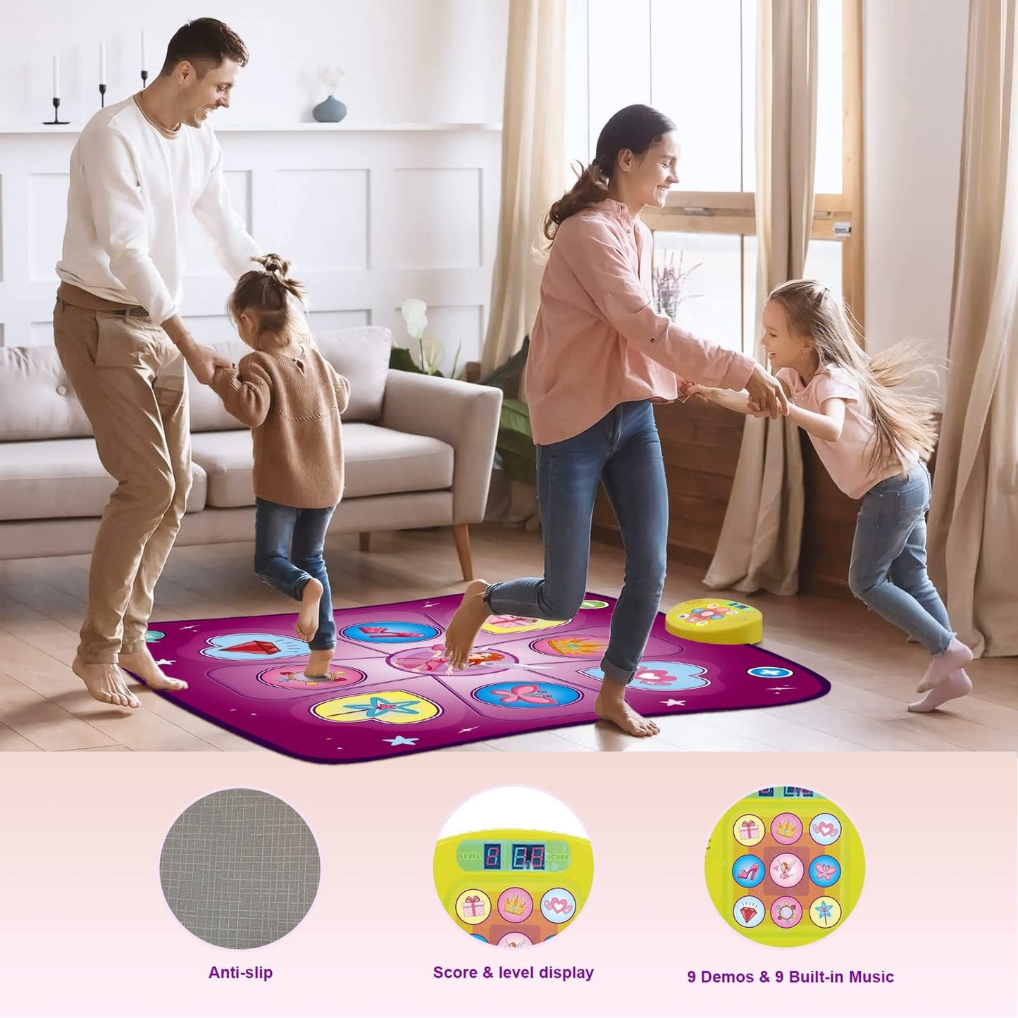 Dance Mat Toys for Kids 3-12 Years