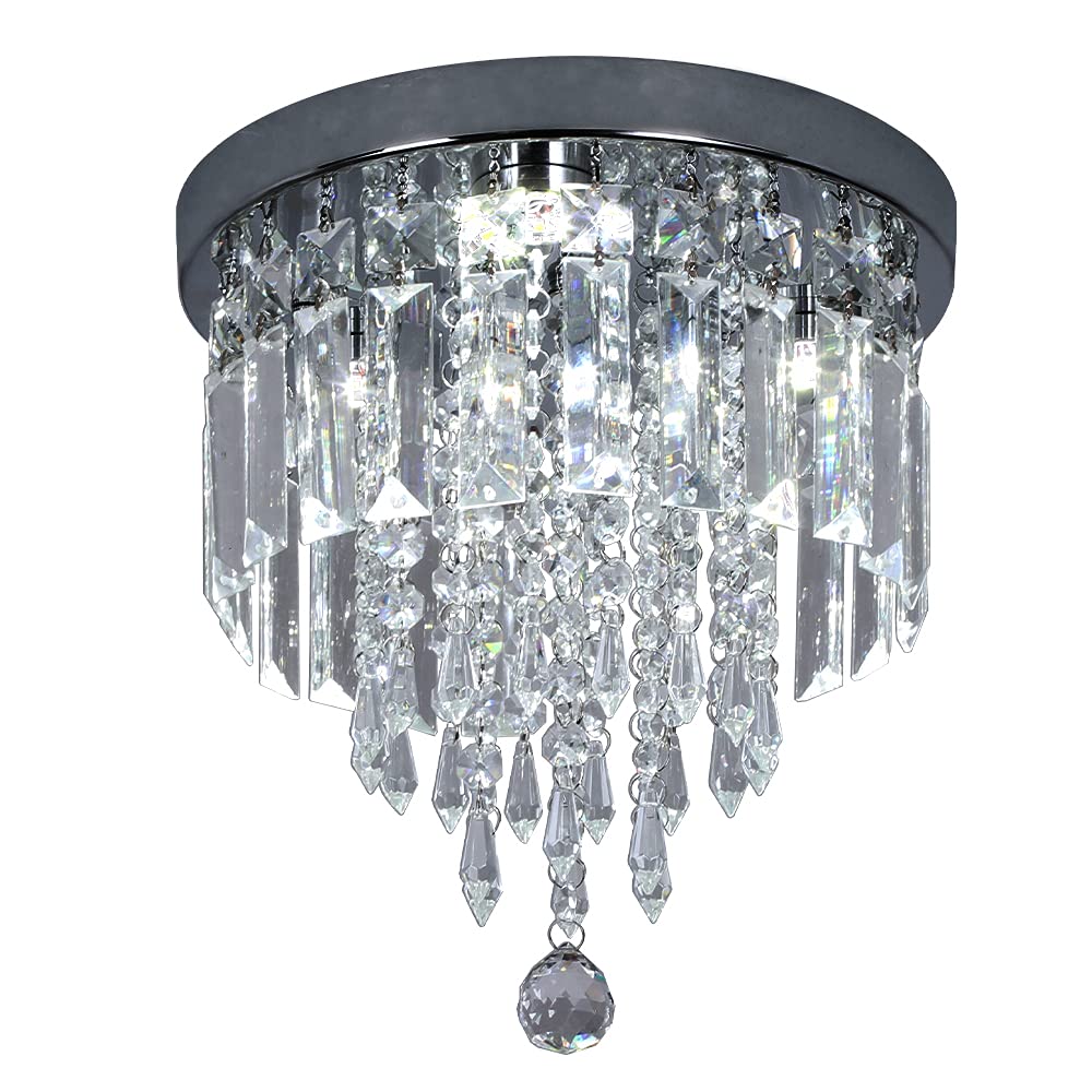 Deckrico Crystal Ceiling Lamp Flush Mount Modern
