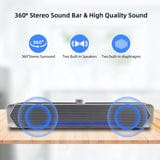 Home & Computer Bluetooth 5.3 Speakers Soundbar, USB Superb Stereo Sound