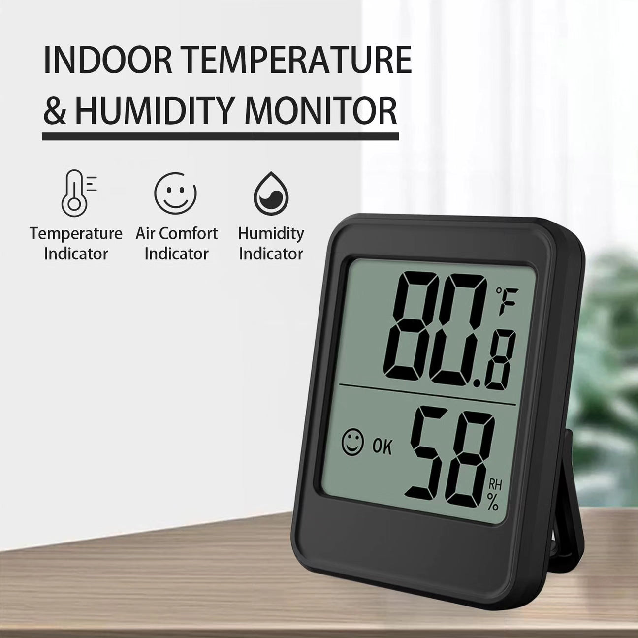 DIFCUL Digital Hygrometer Room Thermometer