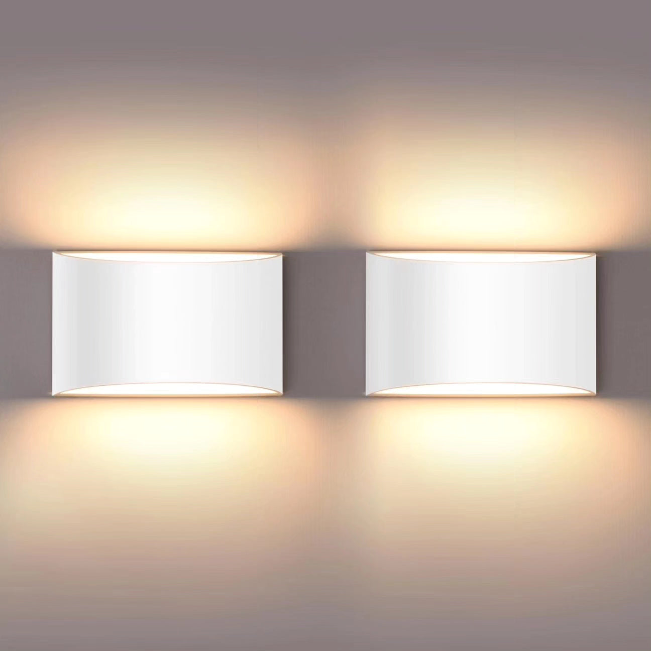 FUDESY Indoor Wall Light, Up and Down Modern Wall Lamp, 2 Pack