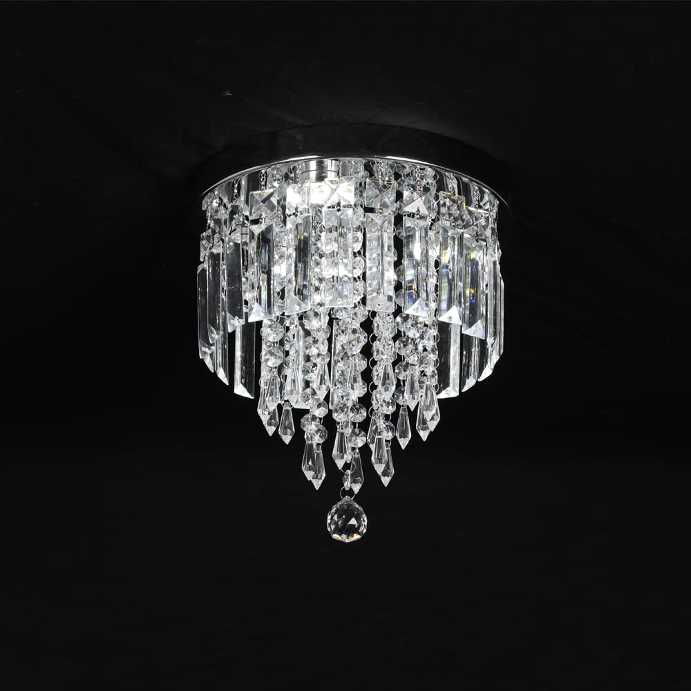 Deckrico Crystal Ceiling Lamp Flush Mount Modern