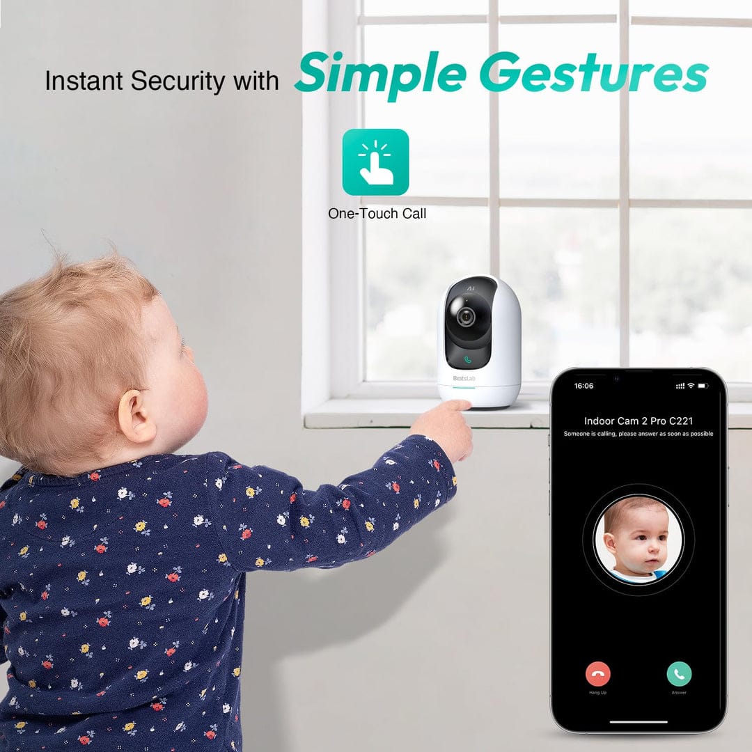 BOTSLAB 3K 5MP WiFi Security Camera Indoor