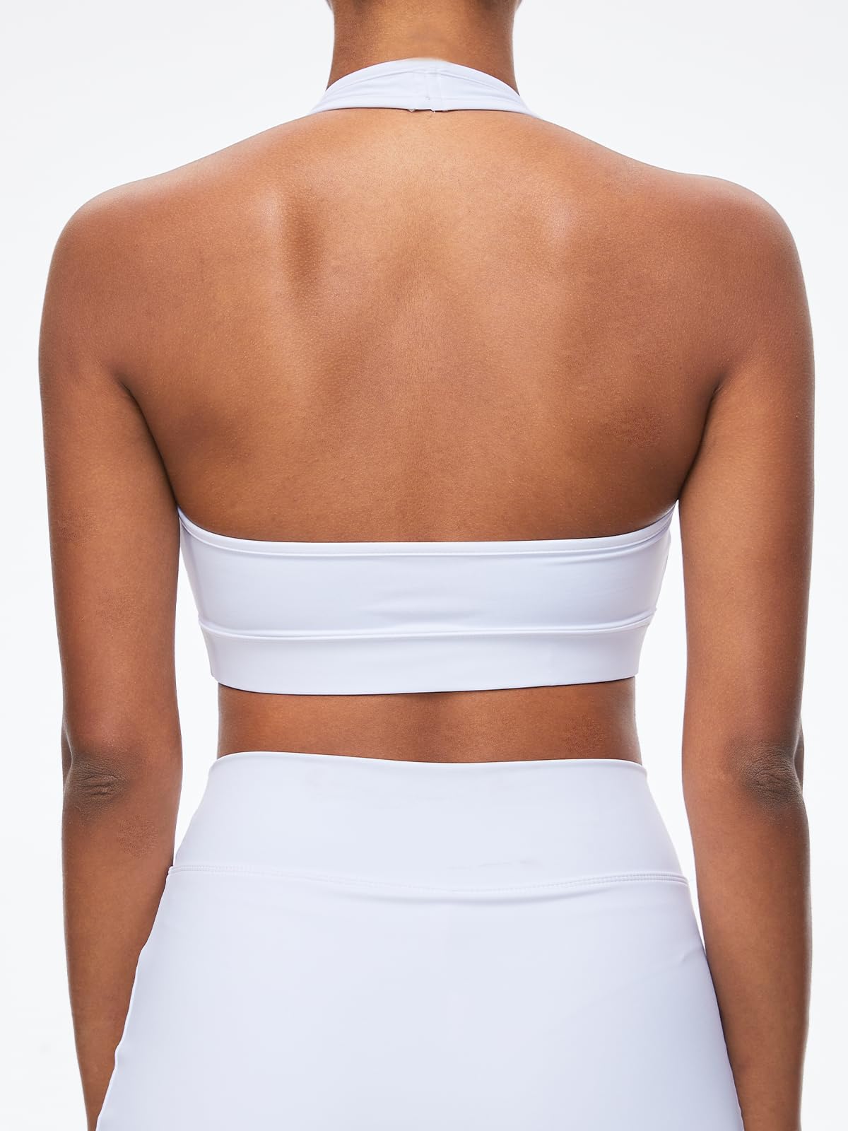 HAWILAND Womens Sports Bra Halter Neck Bralette