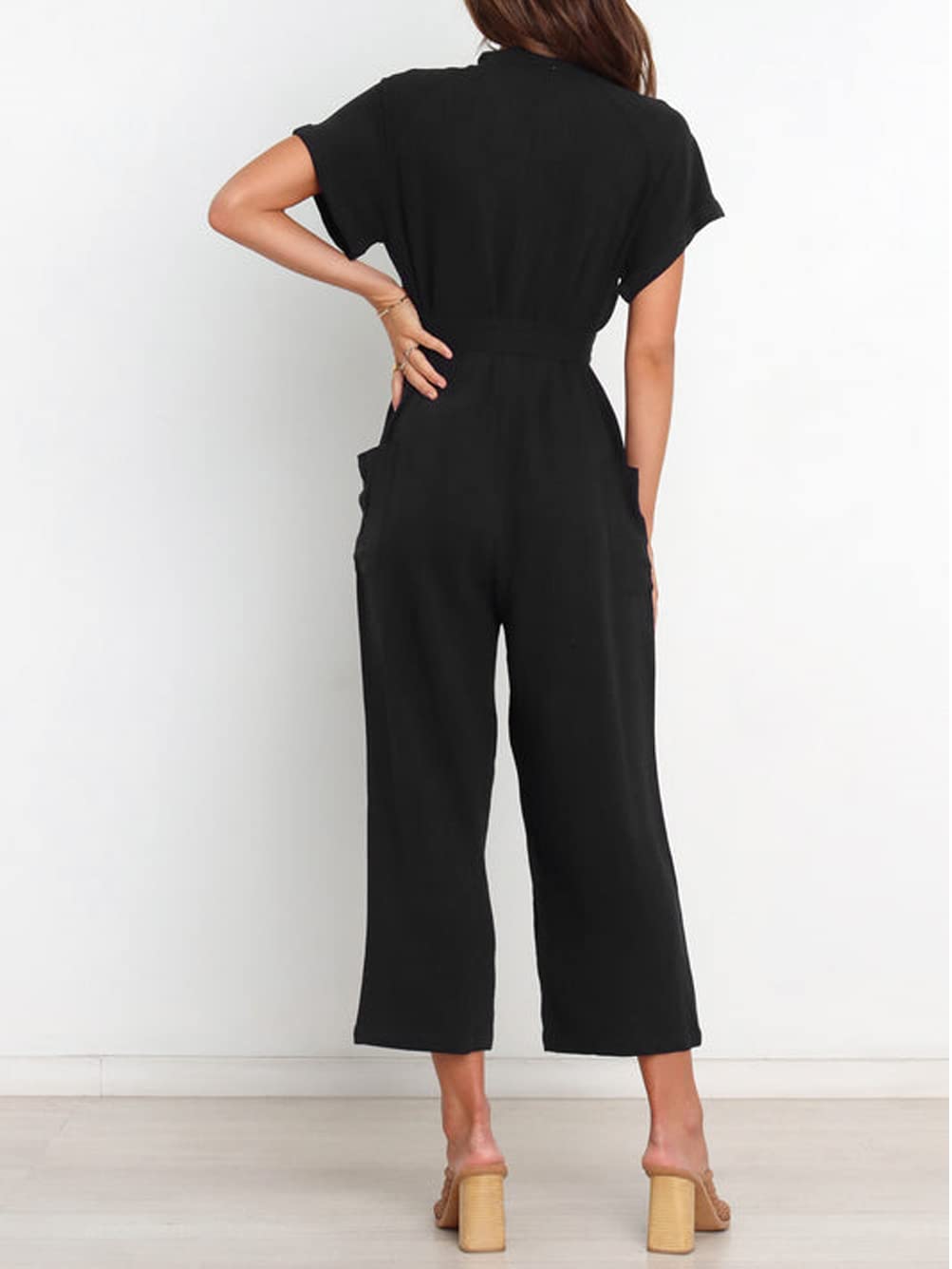 iChunhua Ladies Casual Wide Leg Jumpsuits