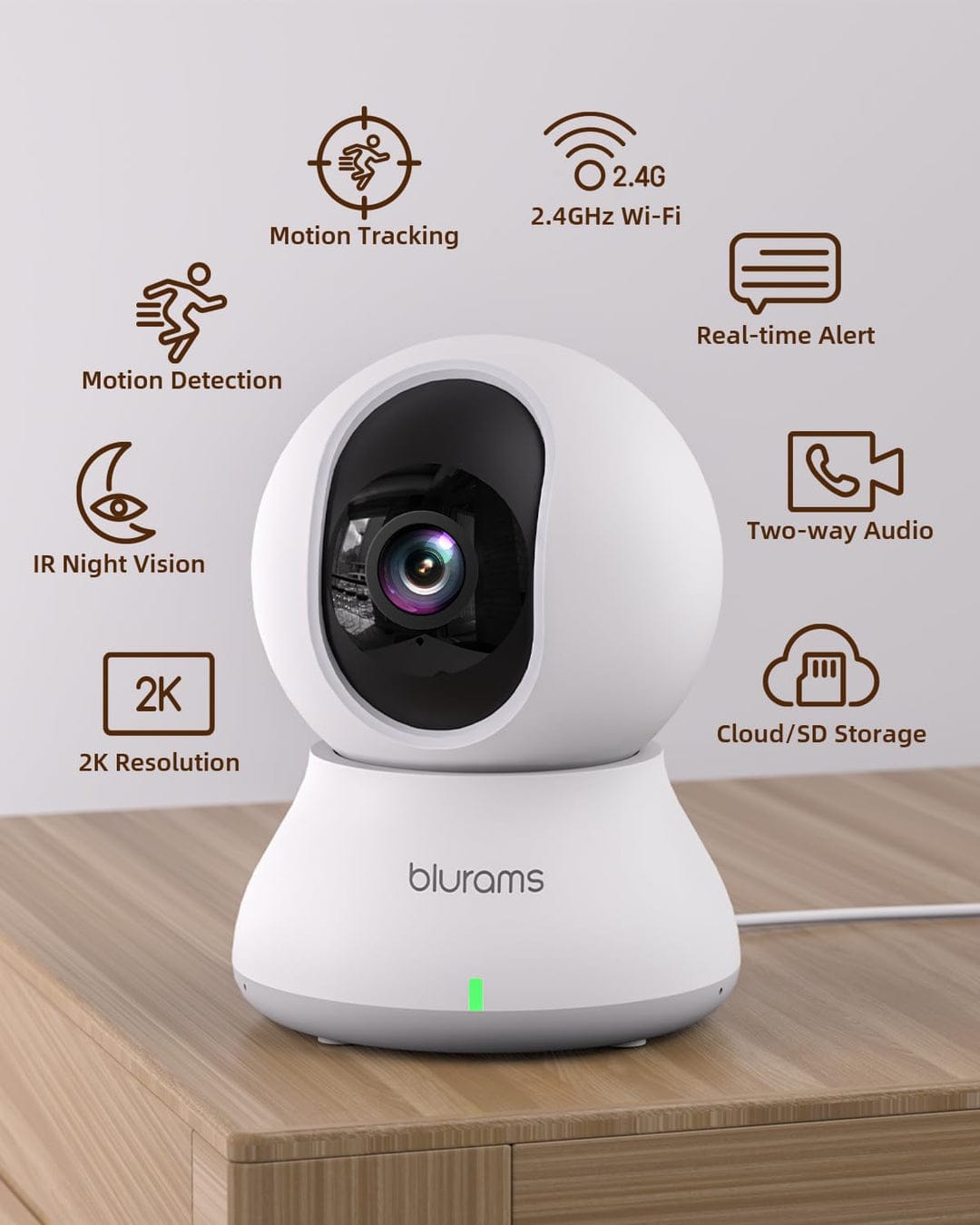Blurams Home Security Indoor 360 Camera
