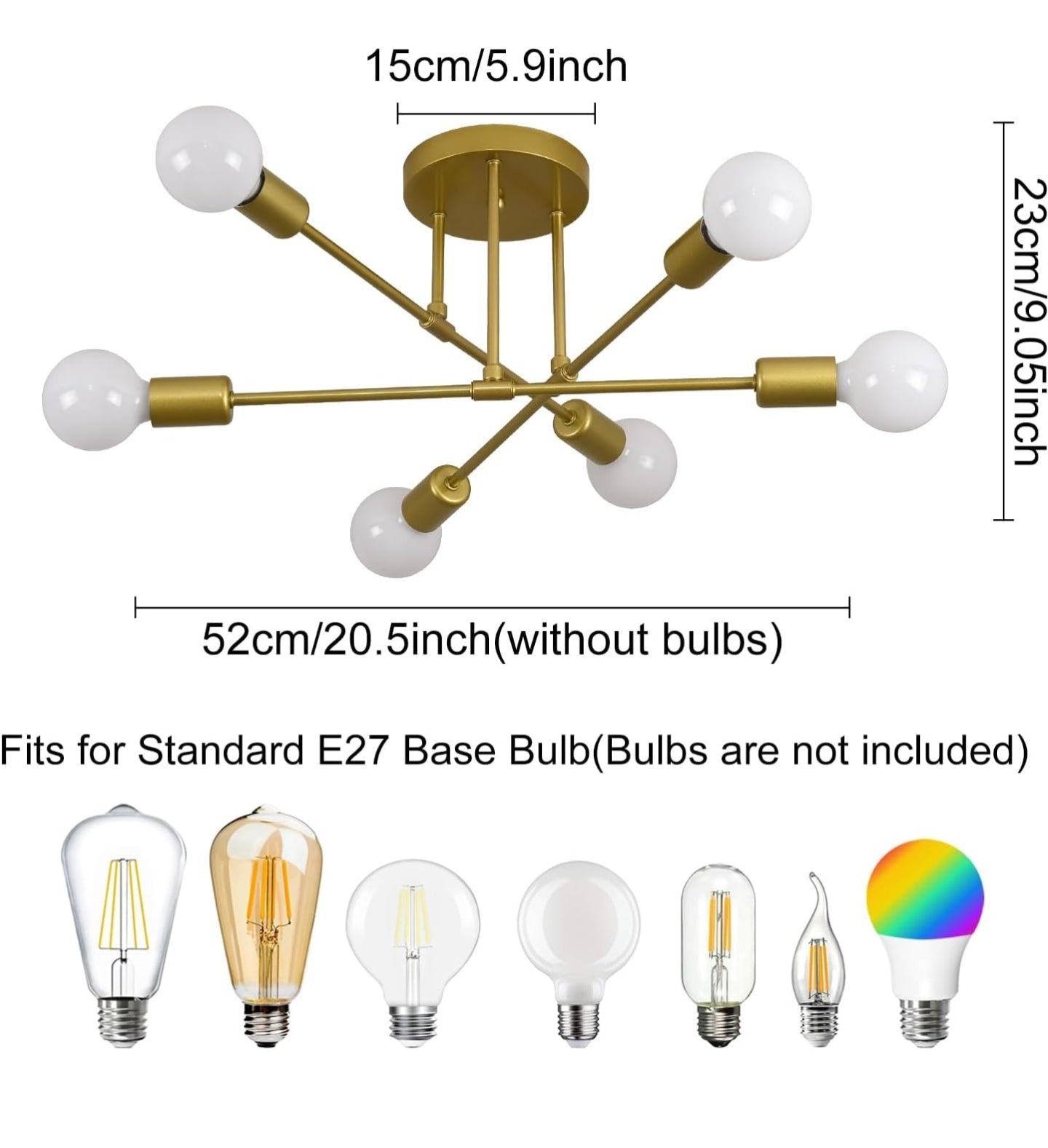 Hudi Fyier Modern Chandelier Light Fixtures