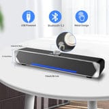 Home & Computer Bluetooth 5.3 Speakers Soundbar, USB Superb Stereo Sound