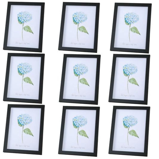 ANBOO 5X3.5 Inch Photo Frame. Set 9 pcs