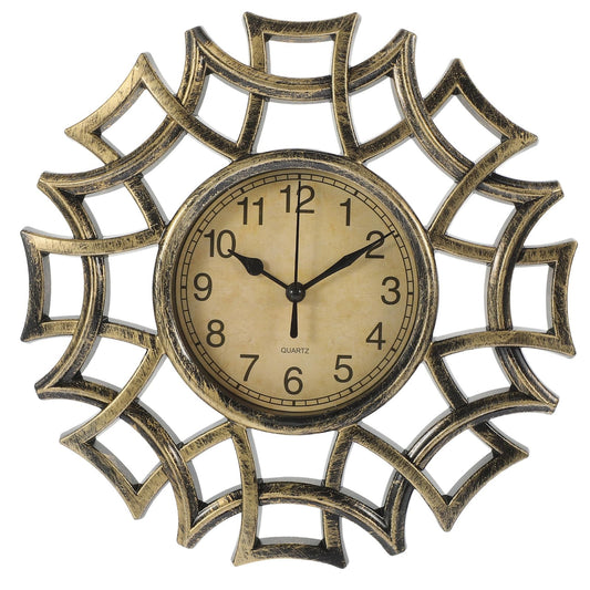 IMIKEYA Silent Retro Quartz Clock Vintage