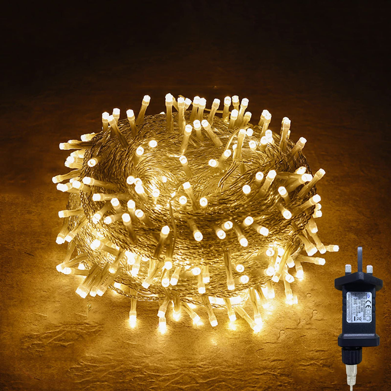 Gresonic 300 LED Fairy Lights with 8 Modes Timer