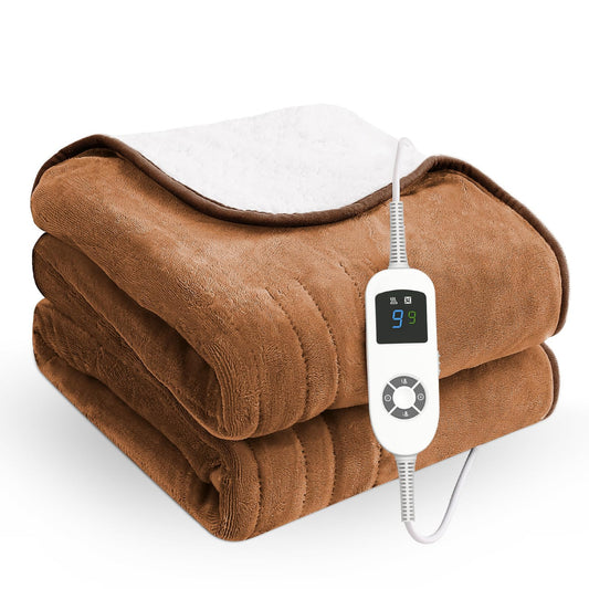 CORIWELL Electric Heated Blanket Throw - 160x120cm