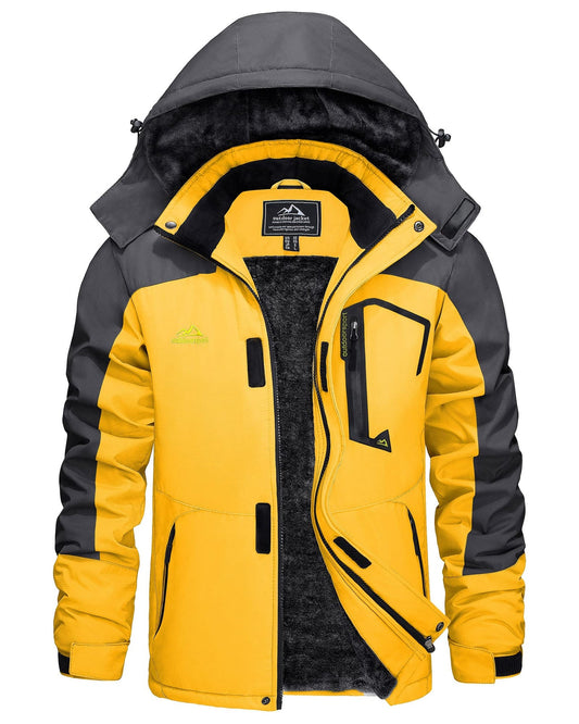 KEFITEVD Windproof Fleece Unisex Jackets