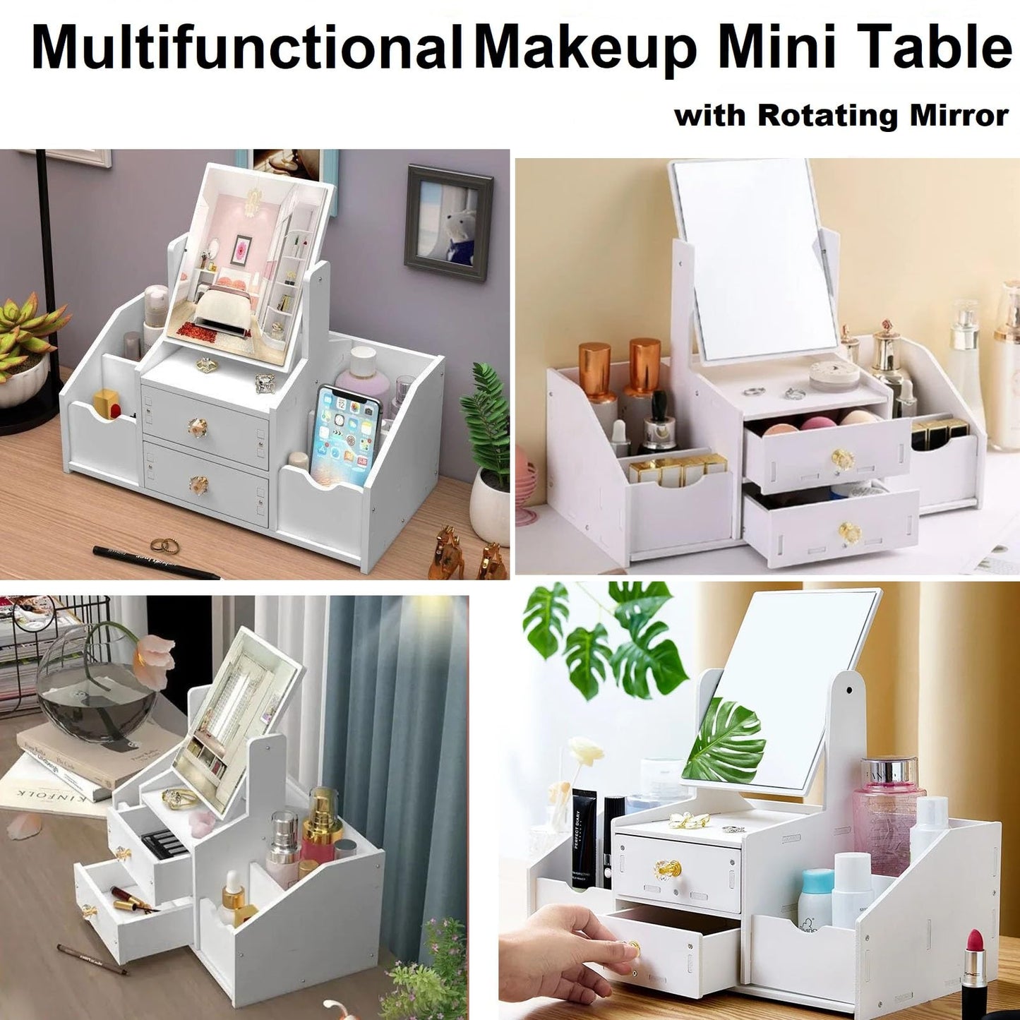 HMYCL Makeup Organizer Storage Drawers