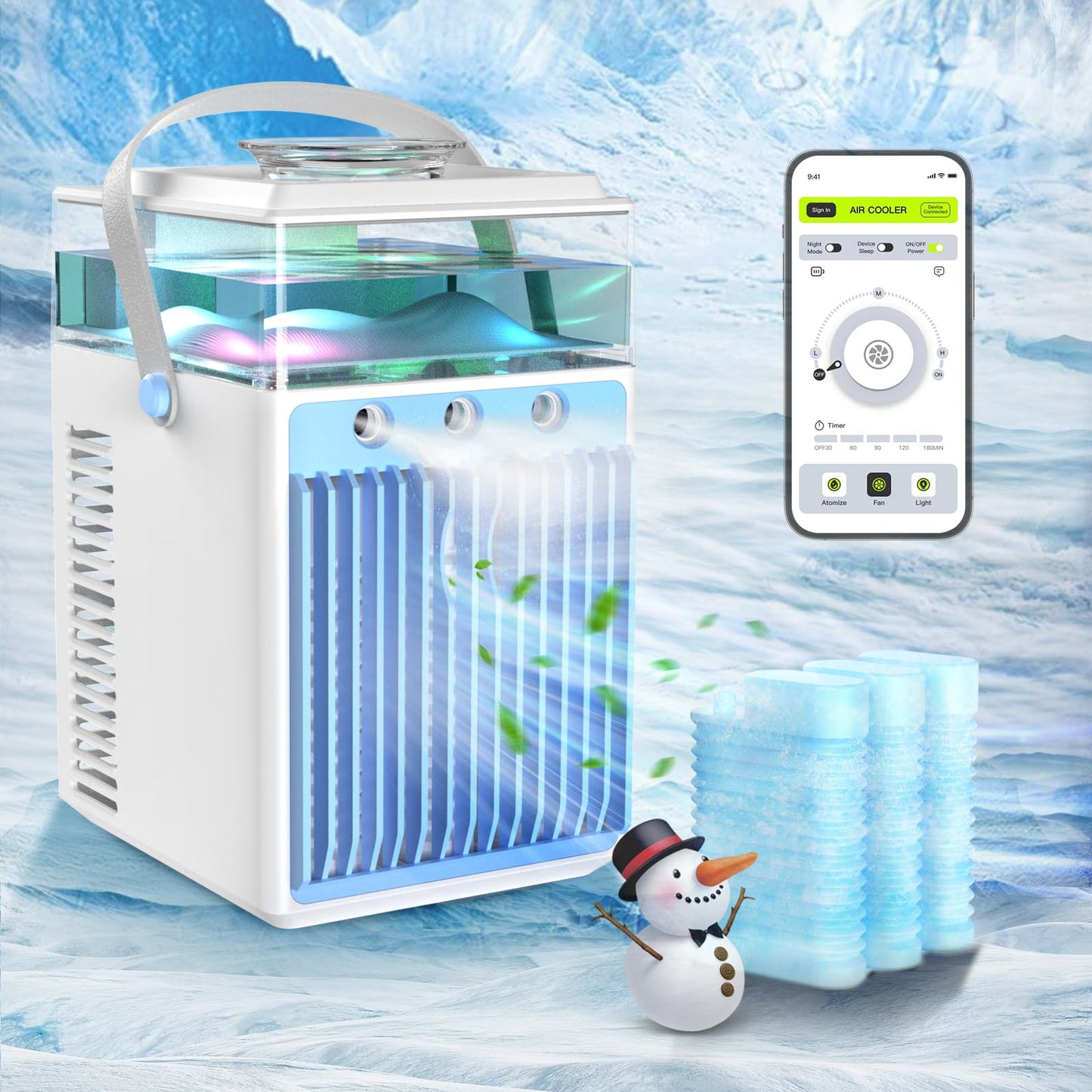 Portable Air Conditioner with App Control
