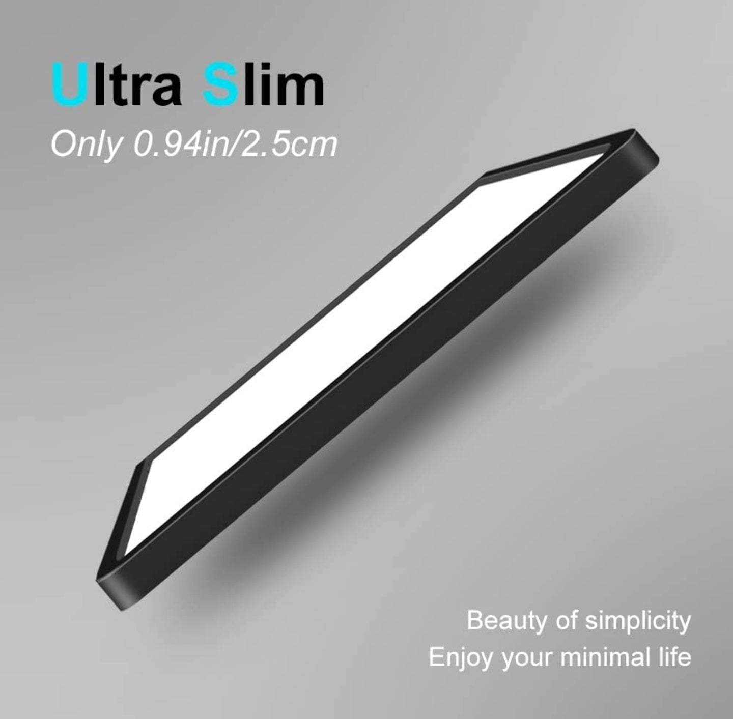 12 Inch 24W LED Ceiling Light Fixture Flush Mount