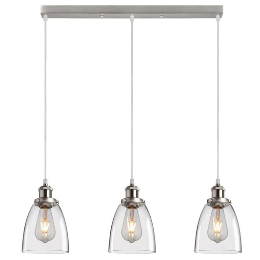 FORCOSO 3-Light Glass Pendant Lights