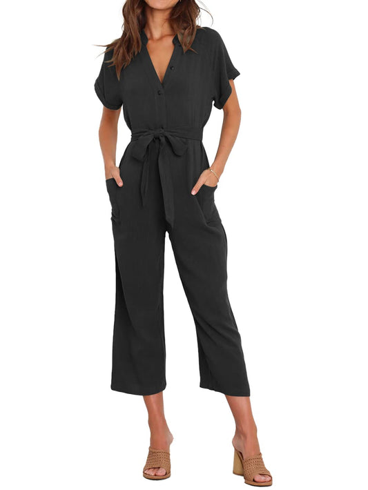 iChunhua Ladies Casual Wide Leg Jumpsuits