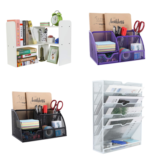 5 Models Office Desk Tidy Organiser