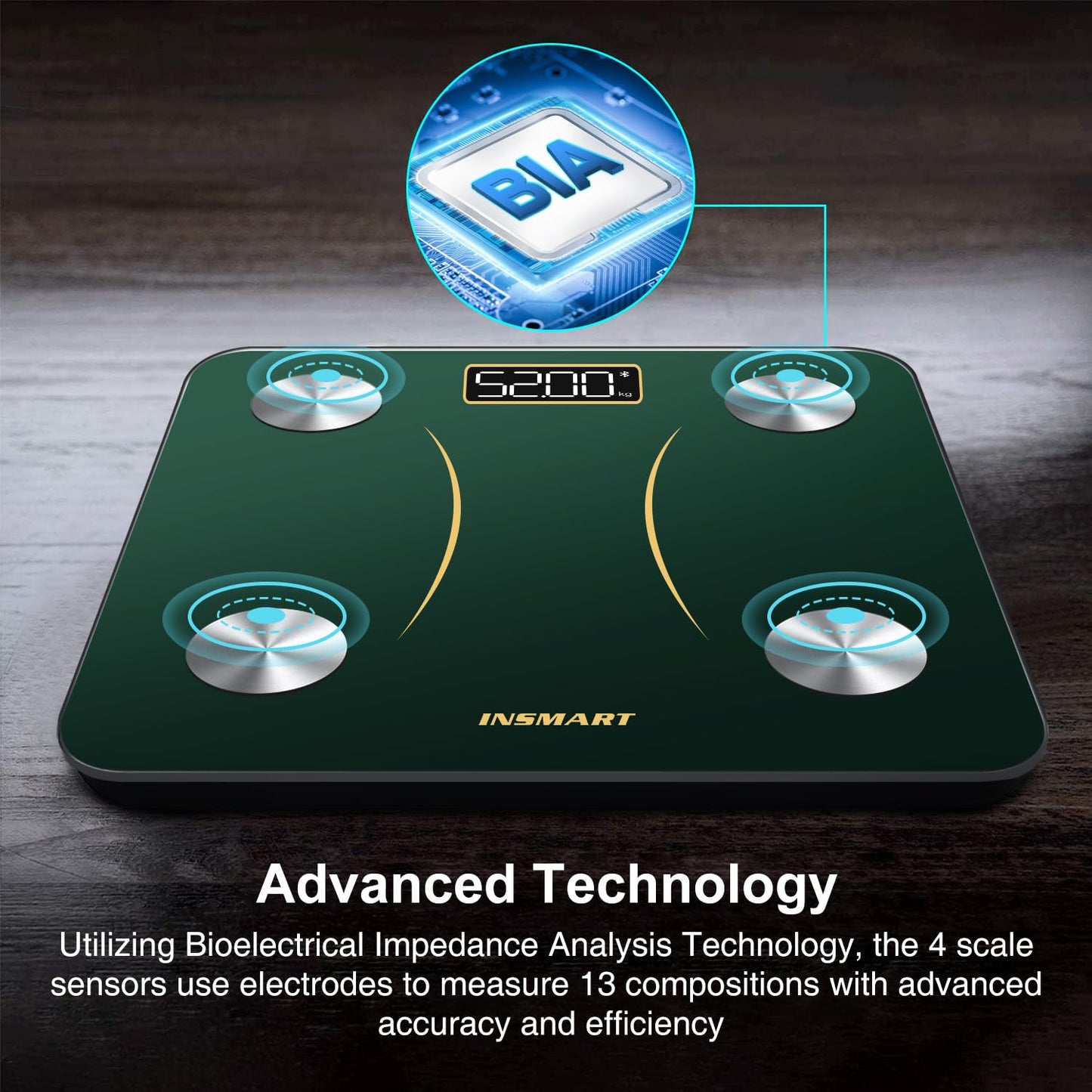 INSMART Scales for Body Weight, Bluetooth Body Smart Scales