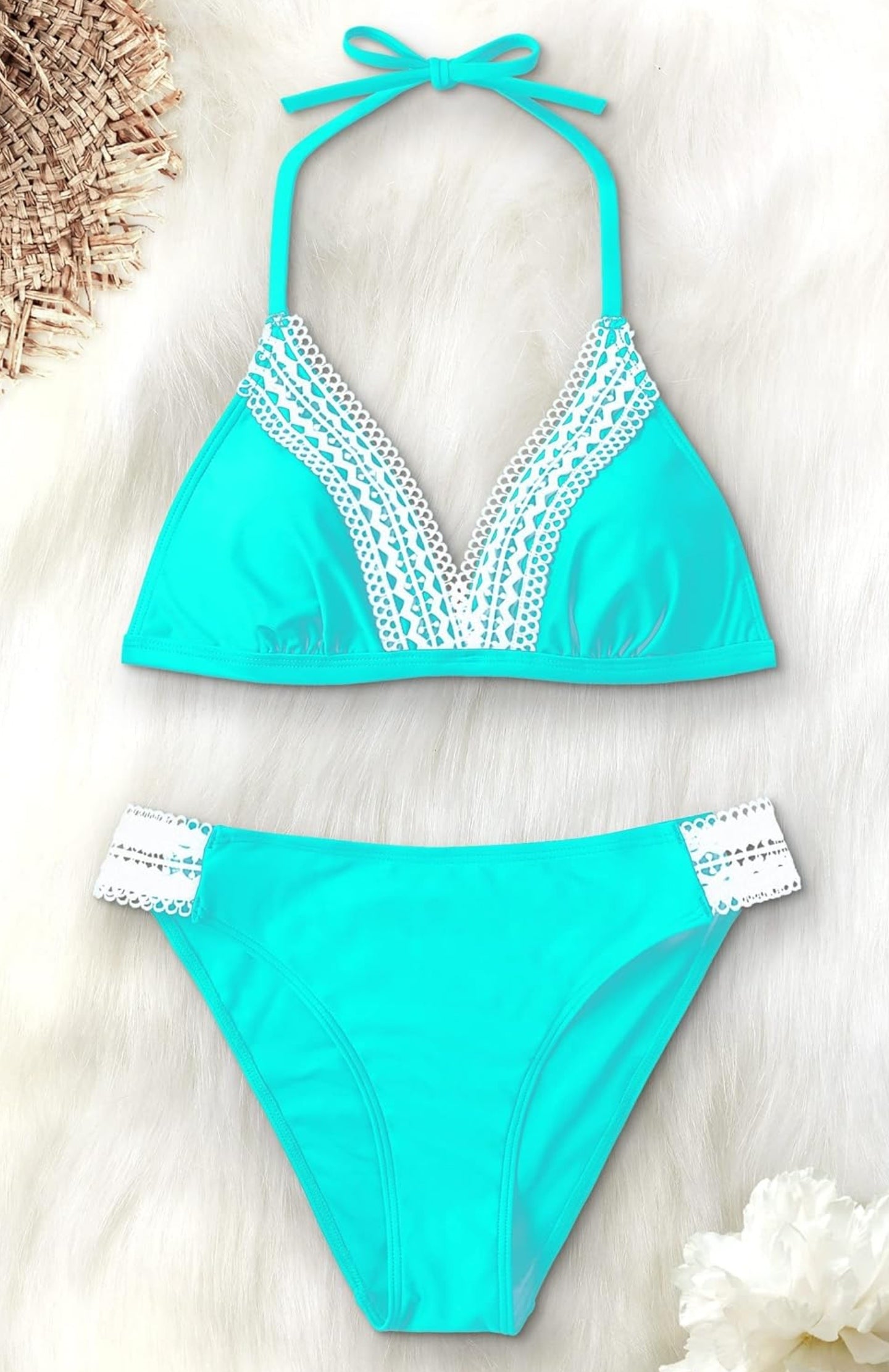 ATTRACO Bikini for Women. Sexy Swimsuit Cutout Two Piece