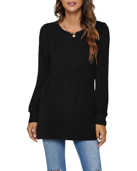 PLOKNRD Tops for Women. Ladies Winter Basic Sweatshirt