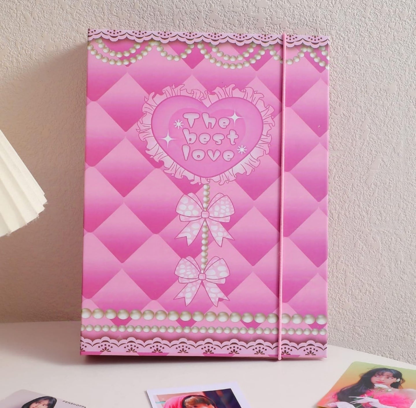 SZHTSWU A5 Binder Kpop Photocard Album with 20 Pcs Inner 3 Inch
