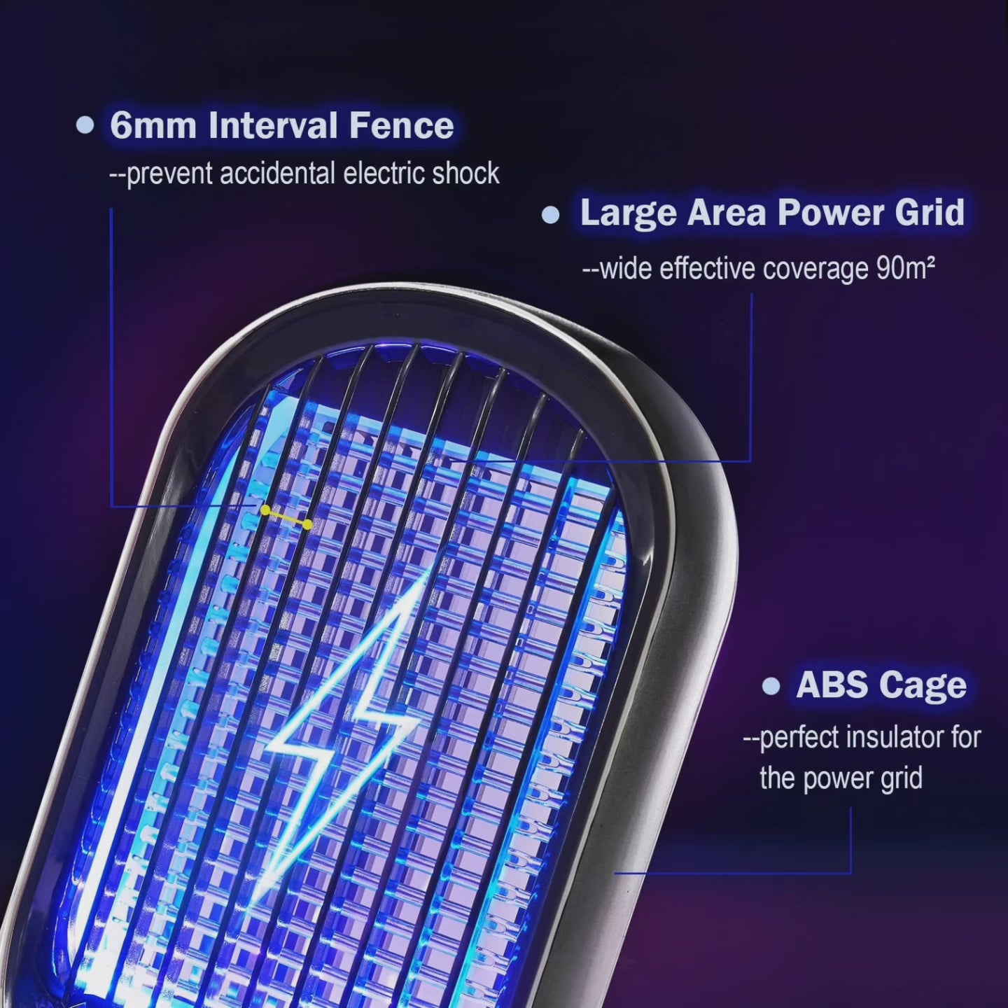 Mosquito Killer Lamp, Electric Fly Killer Indoor Fly Zapper Electric Bug Zapper