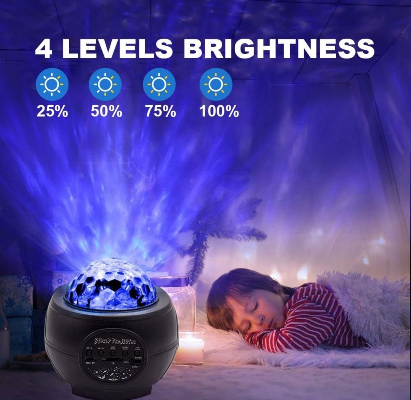 Star Lights Projector, 3 in 1 LED Night Galaxy Starry Light